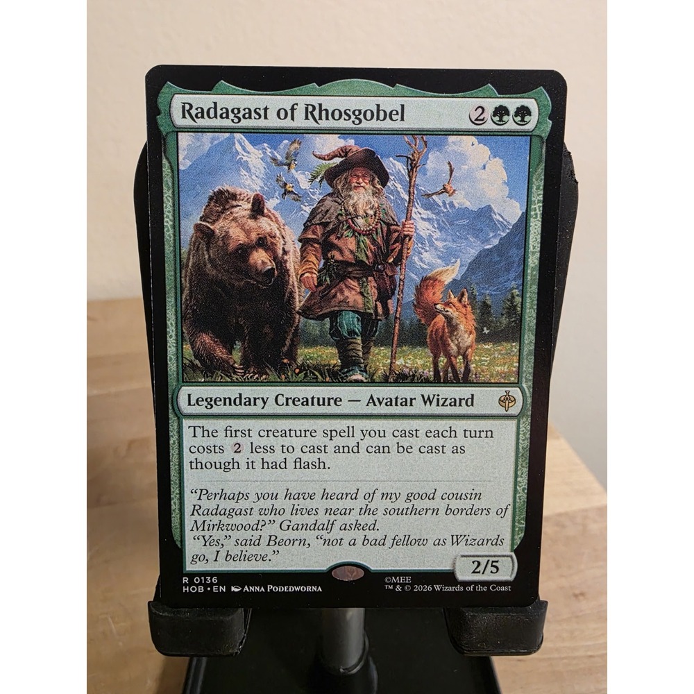 Radagast of Rhosgobel 136 Rare The Hobbit Magic: The Gathering Regular Near Mint
